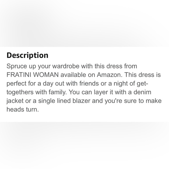 NWT Fratini Woman Patterned 3/4 Sleeve Dress size medium - Picture 6 of 16